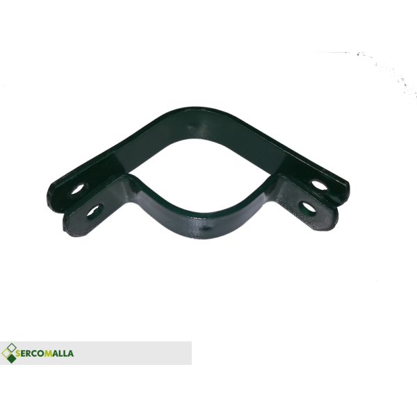 Abrazadera Esquina para Poste Lacado Verde